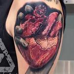 Tattoos - HEART HAND - 110163